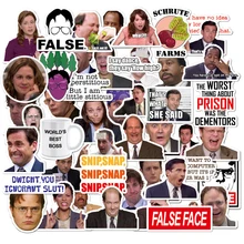 Друзей виниловые наклейки на стены 50 шт./компл. Водонепроницаемый для ноутбука Тетрадь планшет телефон СКЕЙТБОРД гитара скины Surface Pro наклейки