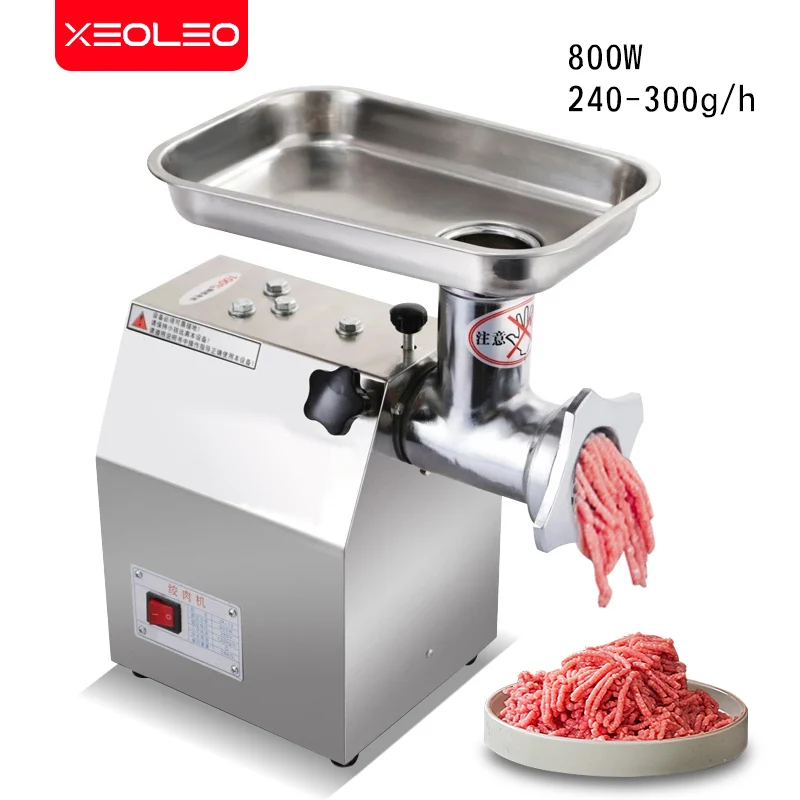 XEOLEO Electric Meat grinder Meat Enema machine Meat cutter 250kg/h