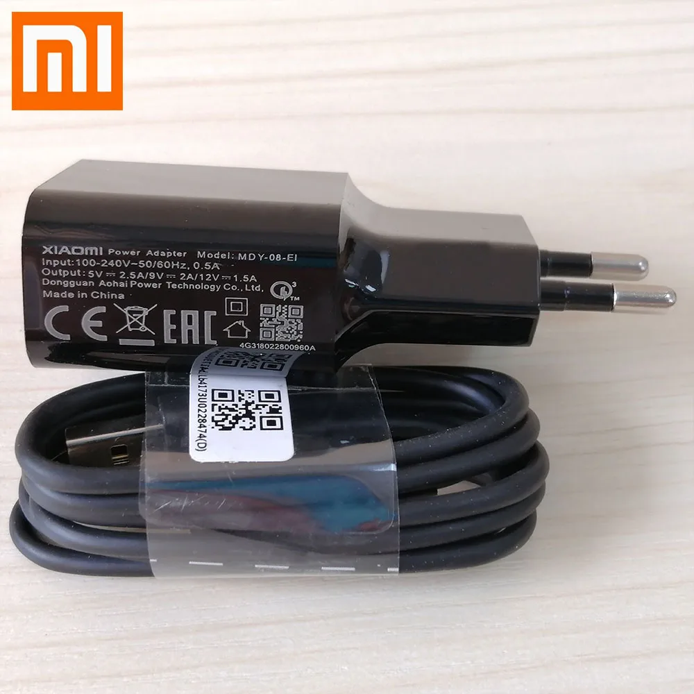 Оригинальное быстрое зарядное устройство для xiaomi EU QC 3,0, кабель usb type C для быстрой зарядки mi 9 8 se mi 6 a1 a2 mi x max 2 3 mi 8 6 redmi note 7