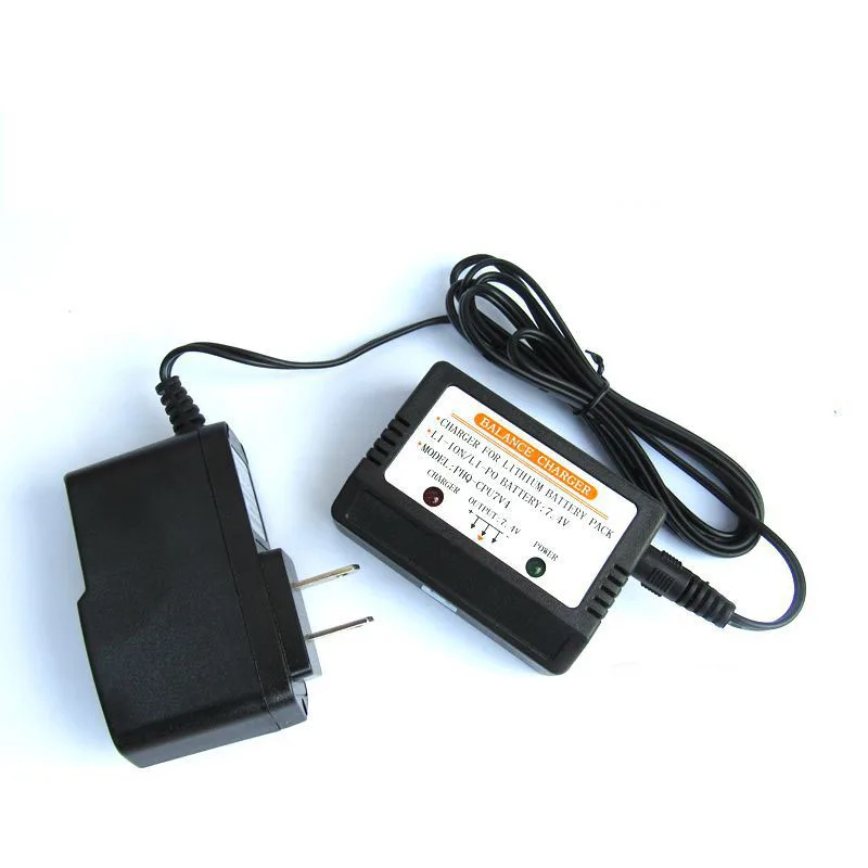 

7.4V Lithium Battery Balance Charger PHQ-CPU7V4 For WPL KIT Army Truck/Pickup Truck/Gascar 4WD/6WD RC Car Model