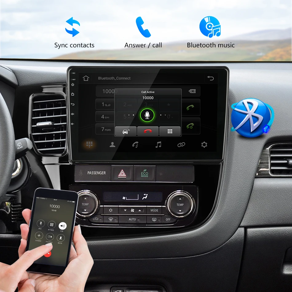 Cheap Vtopek Android car radio for Mitsubishi Outlander 3 2013 2014 2015 2016 2017 2018 Multimedia Video Player 4G Internet WIFI 15