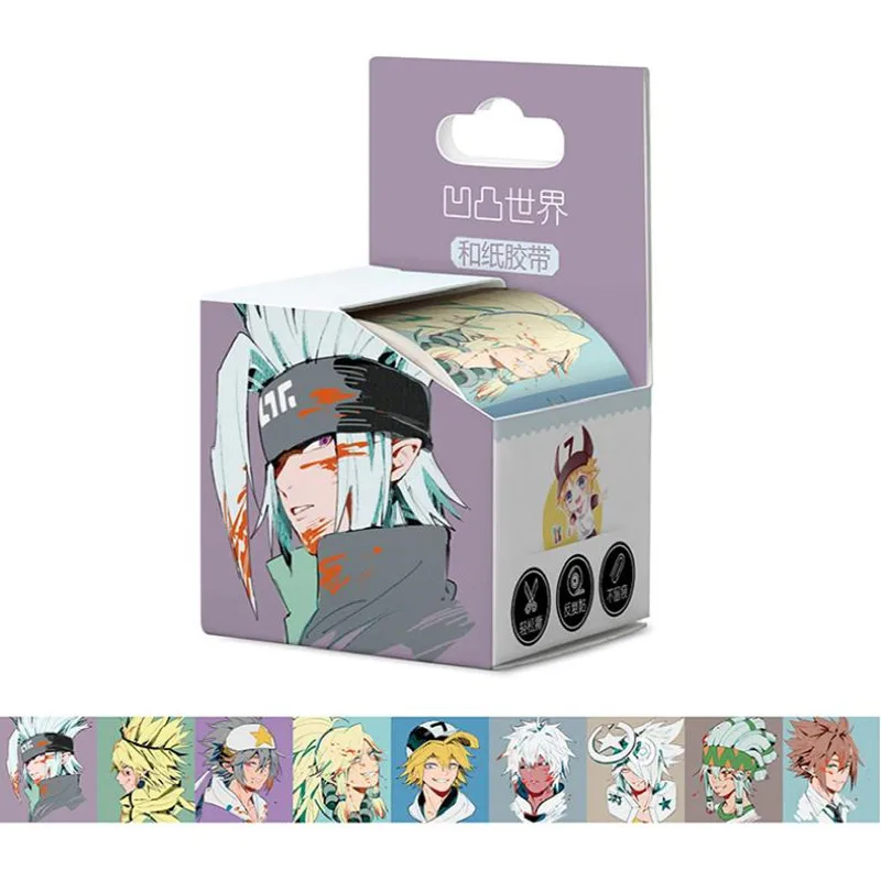 10 Boxes Anime Aotu World Tape Toy King Grey Phantom Kalie Daniel Godrose Washi Tape Paper Hand Account Sticker 40mm X 5m Action Figures Aliexpress