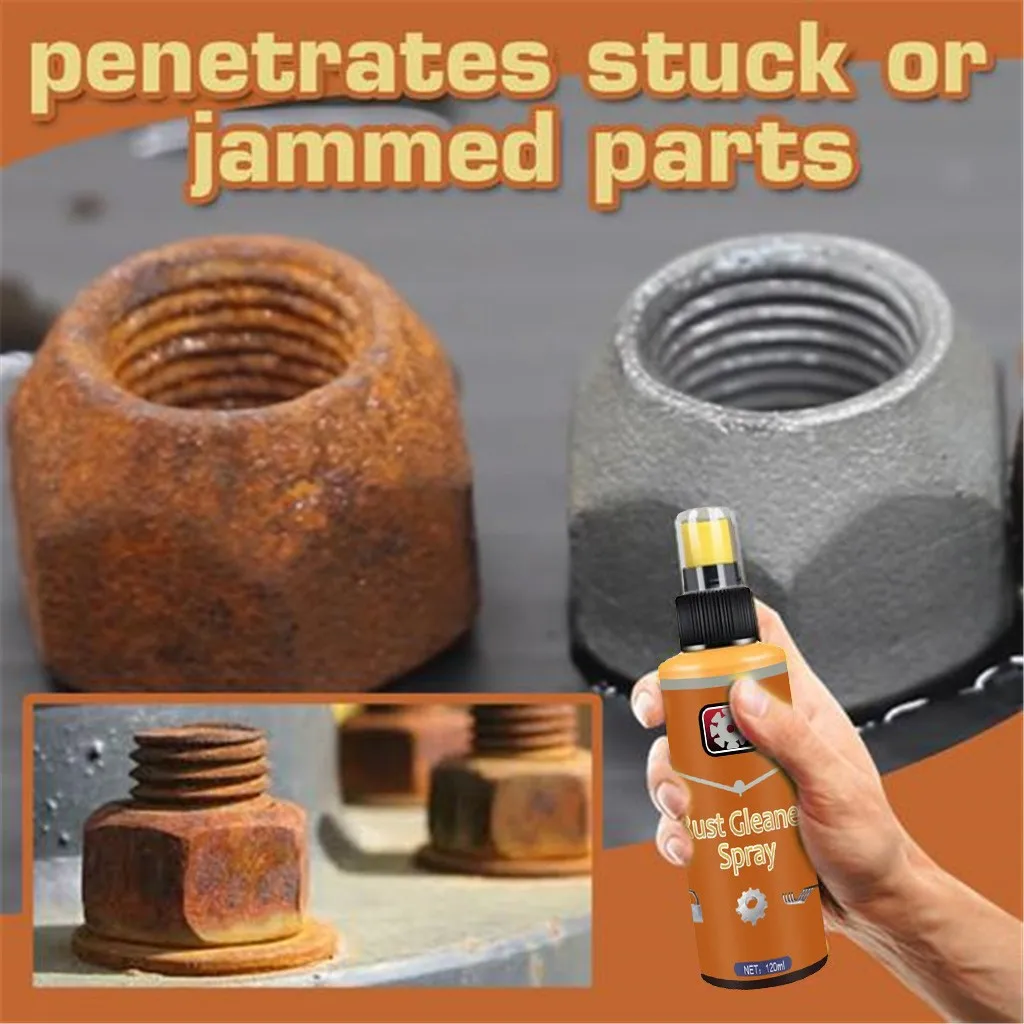 

Powerful All-Purpose Rust Cleaner Spray Derusting Spray Car Maintenance Household Cleaning Tools Anti-rust Lubricant Spray#Y20