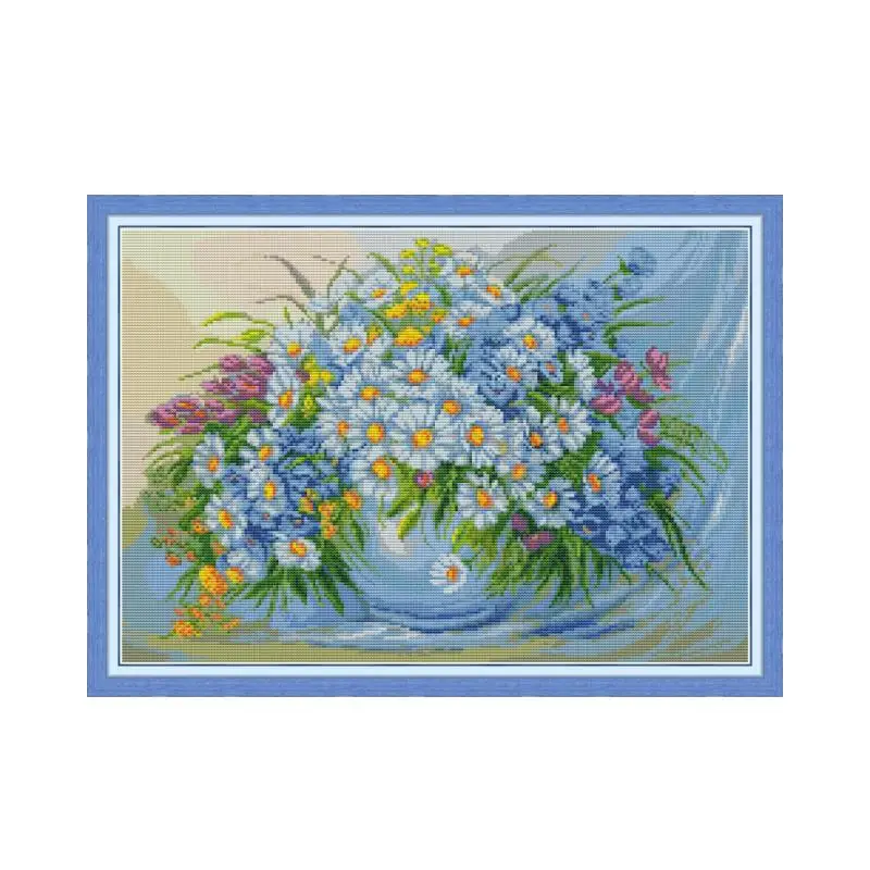 Daisy 6 Набор для вышивки крестом aida 14ct 11ct Печать на холсте вышивка крестиком es рукоделие вышивка своими руками