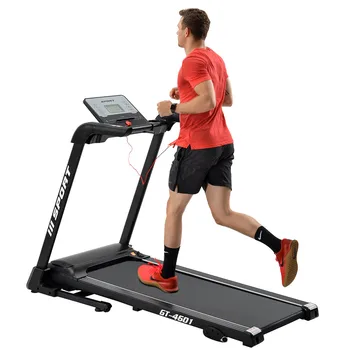 

Foldable Treadmill LCD Display With 2-way Cable Integrated Tablet Computer Stand Strong And Quiet Exercise Fitness Equipment