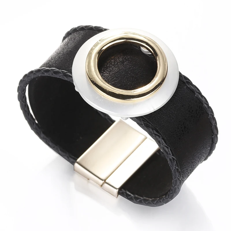 E190129P编织圆形配件手镯 (5)