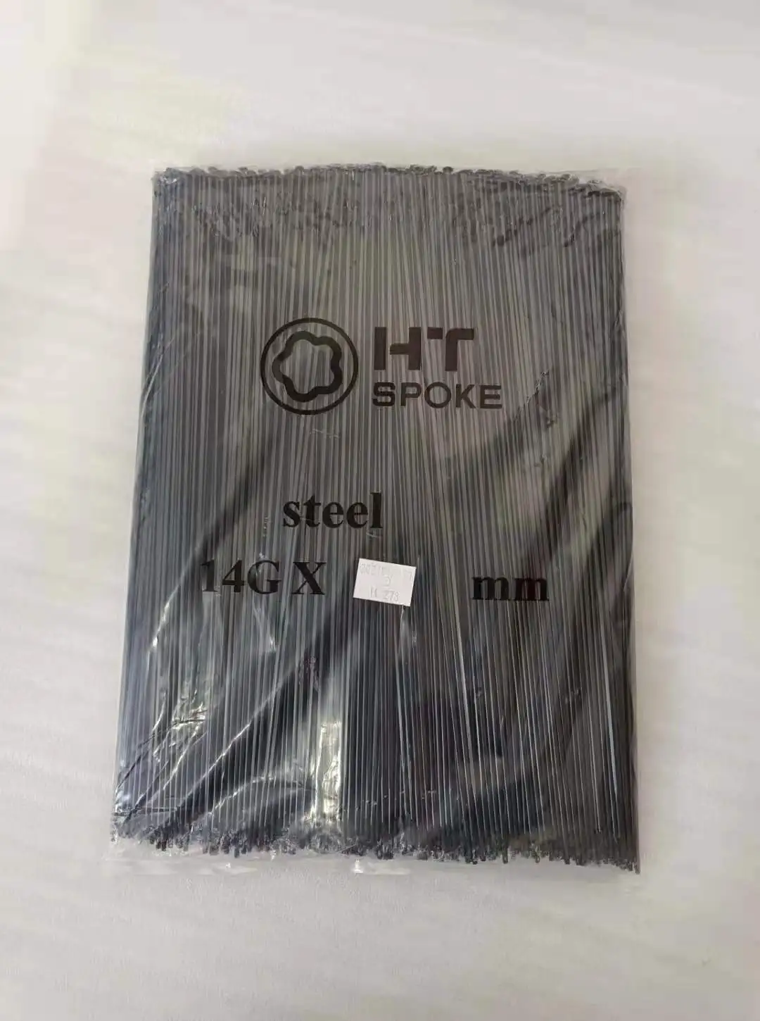MTB Bike Road Bicycle Straight Pull Stainless Steel Spokes 14G 260MM-300MM With Nipple 12PCS HT Spokes