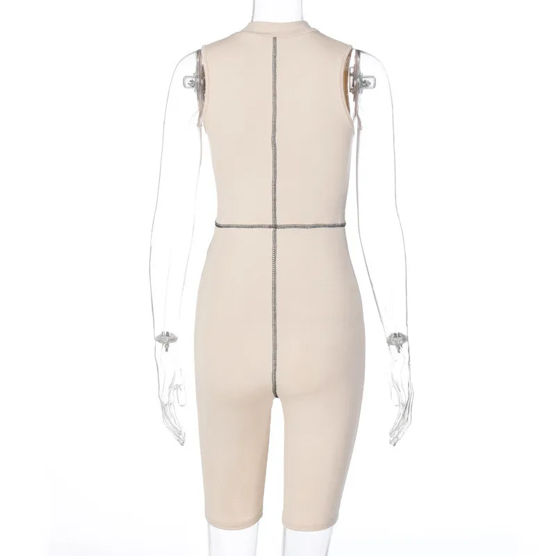 zipper playsuit women08