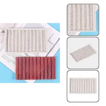

Useful Chocolate Mold Safe Rectangle Wool Knitting DIY Cake Flanging Decoration Silicone Mold Silicone Mold Cake Mold