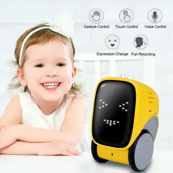 

English Version Intelligent Music Robot Infrared Sensor Touch Control Robot Gesture Control Robot Children Fun Gift Toy