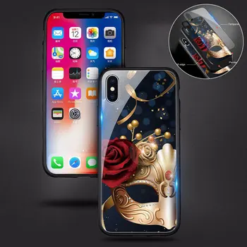 

Hot Sale Customizable Mobile Phone Case Tempered Glass Phone Case Protective Case For IPhone Phones