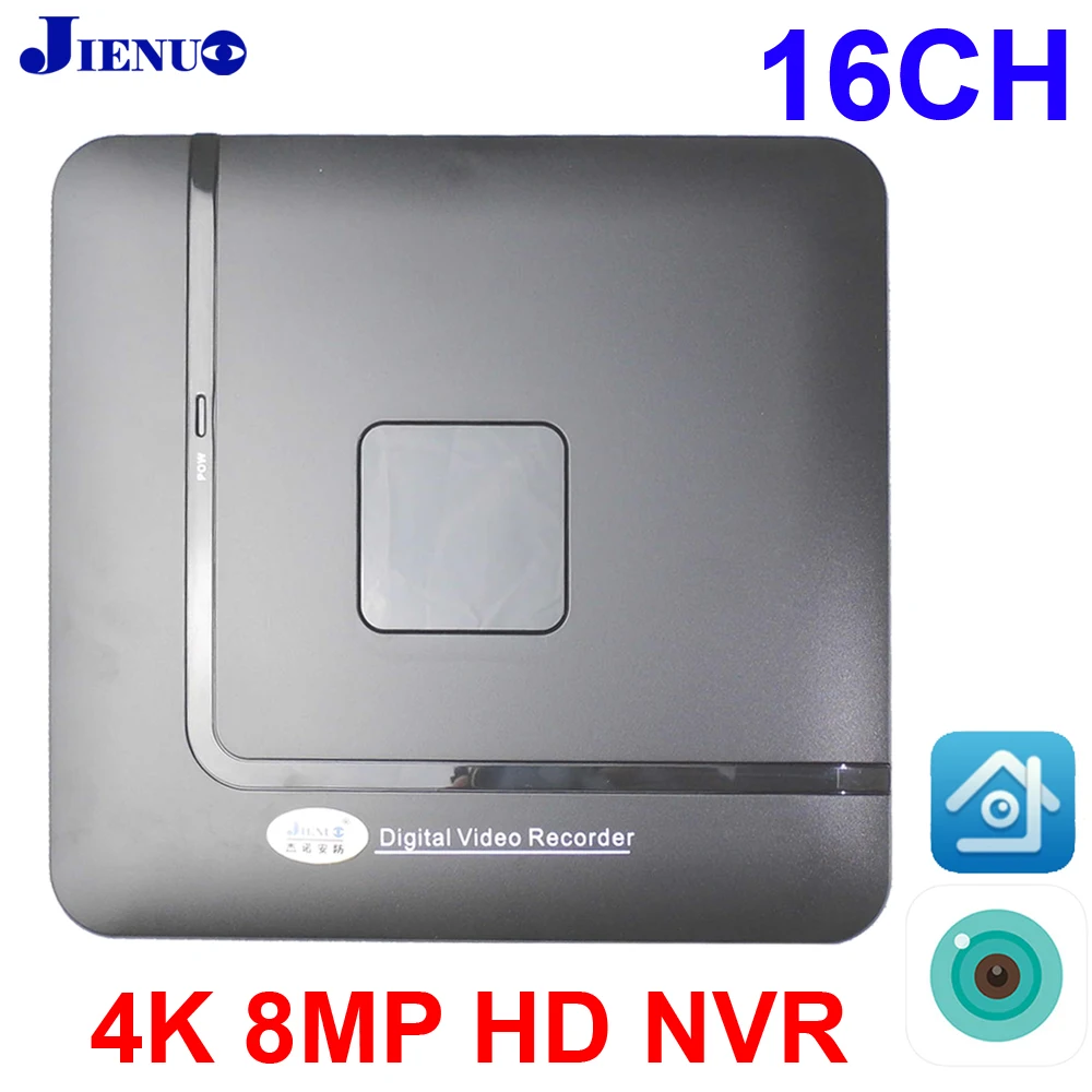 16CH NVR Mini 4K/8MP/5M/1080P/720P Video Recorder 16 Channel Motion Detect P2P For IP Camera CCTV Security Surveillance System