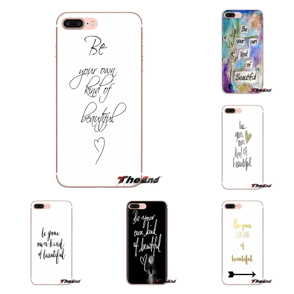 For Huawei Honor 7X V10 6C V9 6A Play 9 Mate 10 Pro Y7 Y5 P8 P10 Lite Plus GR5 2017 Be Your Own Kind of Beautiful TPU Skin Cover |