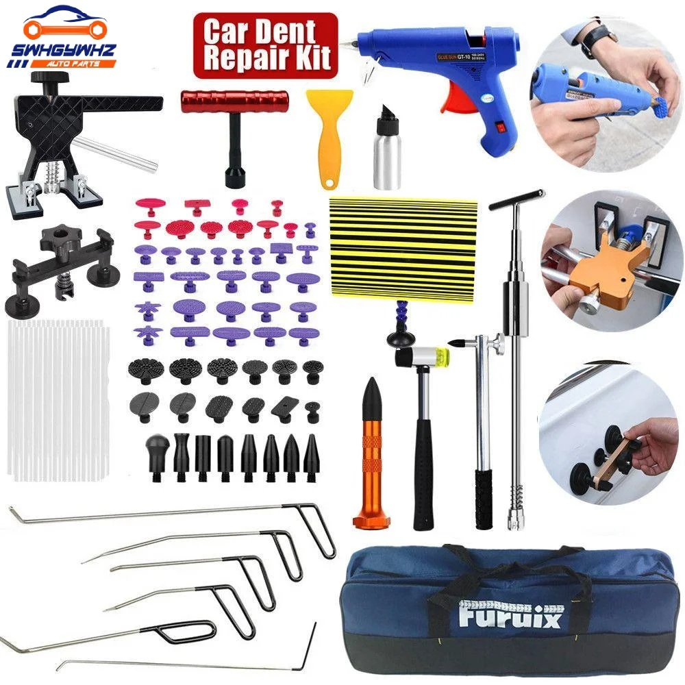 95pcs Kits Auto Car Body Paintless Dent Repair Removal Rods Tools Kit