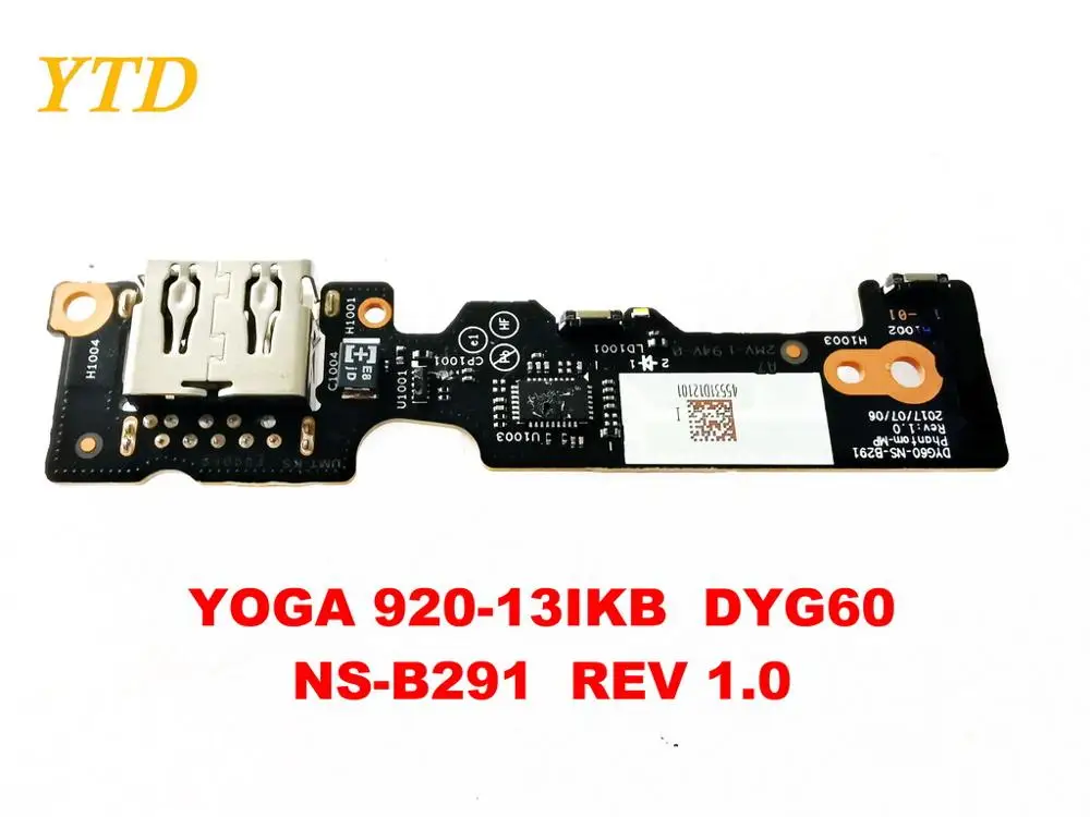 

Original for Lenovo YOGA 920-13IKB USB board YOGA 920-13IKB DYG60 NS-B291 REV 1.0 tested good free shipping