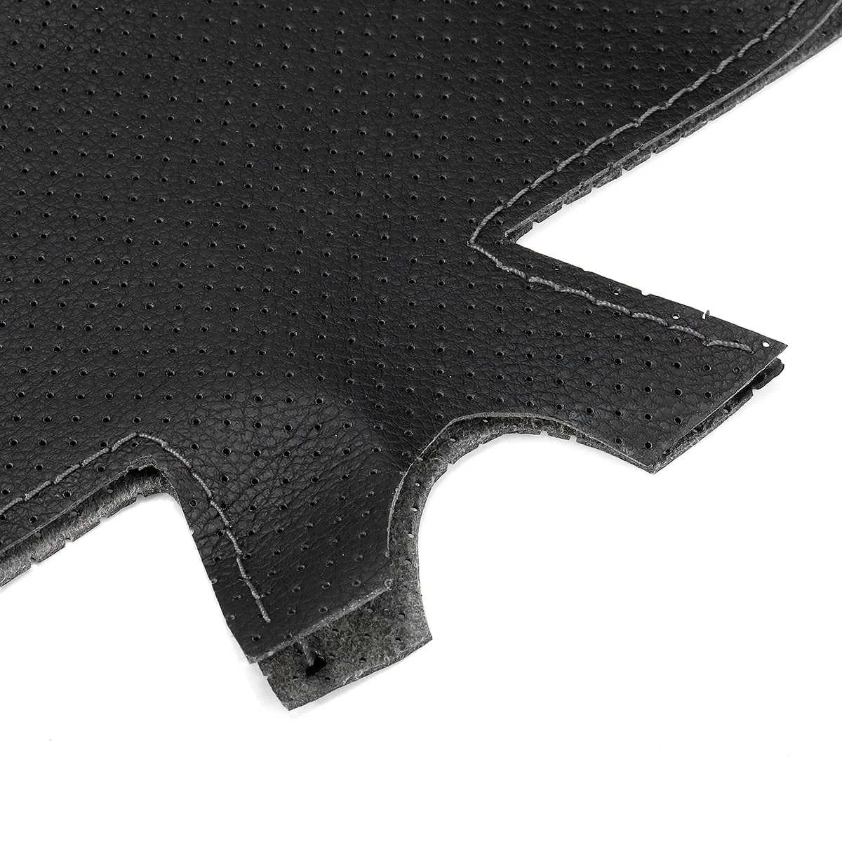 Чехол из искусственной кожи для рулевого колеса для Toyota Prius 30 XW30 2009 2010 2011 2012 2012- для Prius C(US - Название цвета: Gray Line