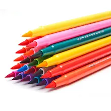 Акварельный детский набор мягких ручек-кистей для рисования эскизов раскрашивания каллиграфии художественные школьные маркеры товары для рукоделия