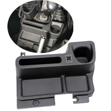 Boîte de Console centrale de voiture avec interface USB, support de gobelets, pour Toyota VDJ série 70 Land Cruiser 76 LC70 LC71 LC76 LC77 LC79