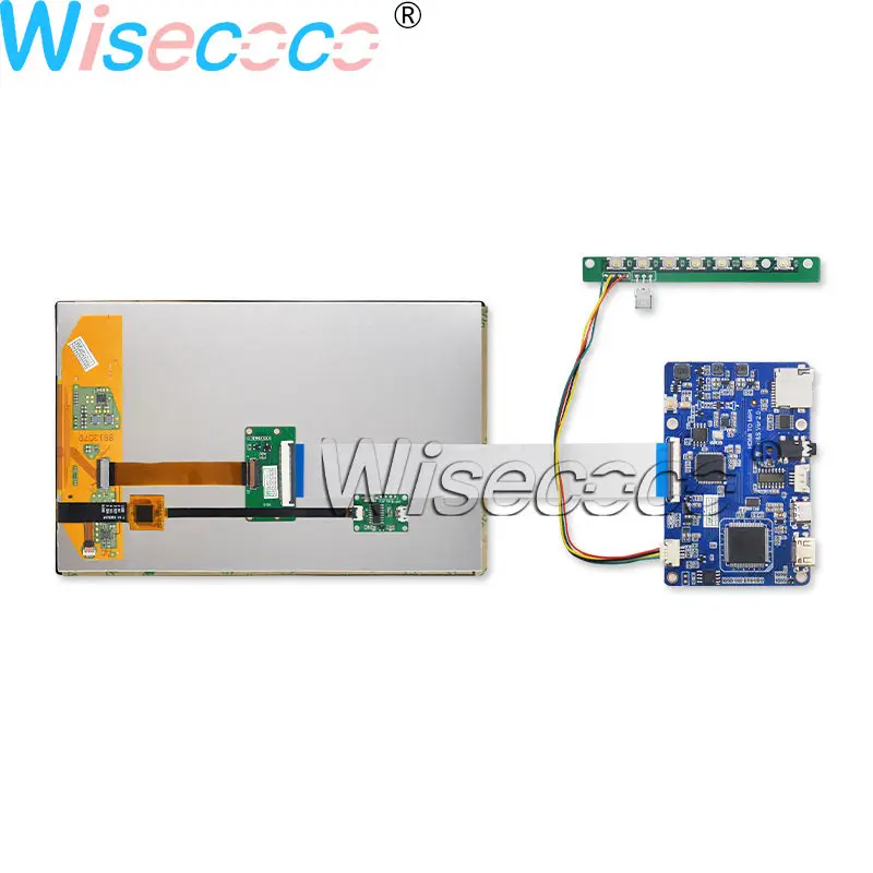 Wisecoco 7 дюймов 1920*1200 ips на тонкопленочных транзисторах на тонкоплёночных транзисторах ЖК-дисплей Дисплей USB мульти Сенсорный экран 40 штифтов MIPI Mini HDMI SD TYPE-C драйвер платы