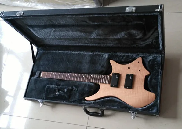 

2019 New + Factory + Reddish top Headless Strandberg Boden OS 6 electric Guitar Free shipping 6 strings Strandberg Boden guitar