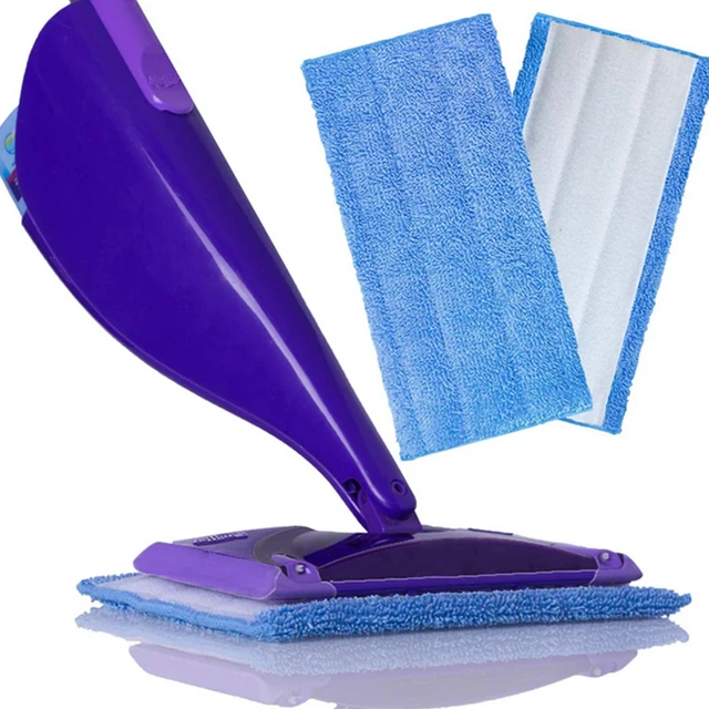 Replace Washable Mop Cloth for Reusable Mopping Pad Head Pads Rag Cleaning  Accessories 2Pcs