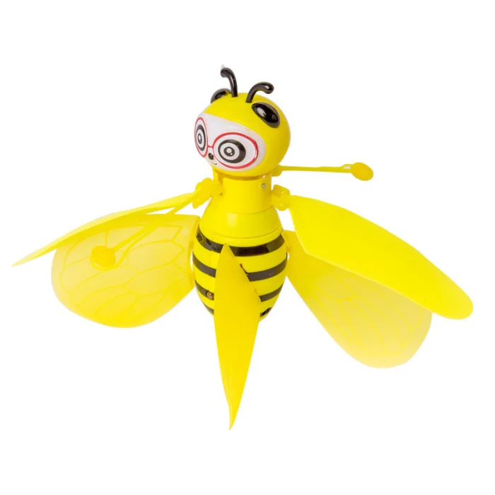 Горячая мини летающий шар игрушки пчелки датчик жеста индукции Вертолет стабильный с освещением