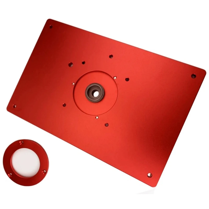 

Hot Sale Aluminum Router Table Insert Plate 200X300X10Mm With Cover For Woodworking Engraving Machine Woodworking Diy