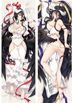 

Overlords albedo pillow case Anime sexy girl body throw pillow cover case Otaku Hugging Body pillowcase