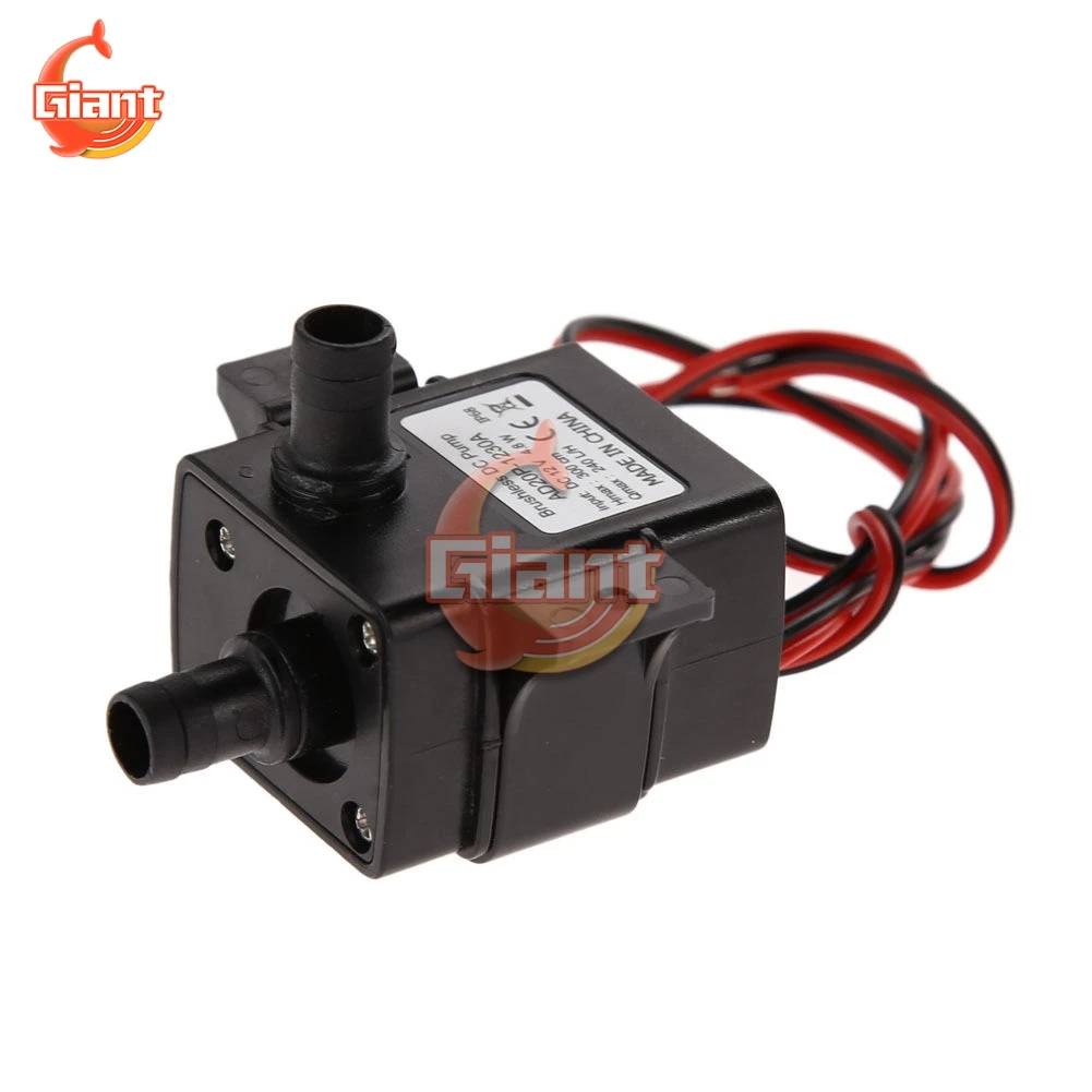 DC 12V Бесщеточный Водяной насос 4 2 W 3M 240L/H расход IP68 водонепроницаемый ультра тихий