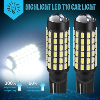 

2X T10 led W5W Canbus No error bulbs 194 168 Car Clearance light Lamps Interior External Light white For BMW Audi Merceds 12V24V