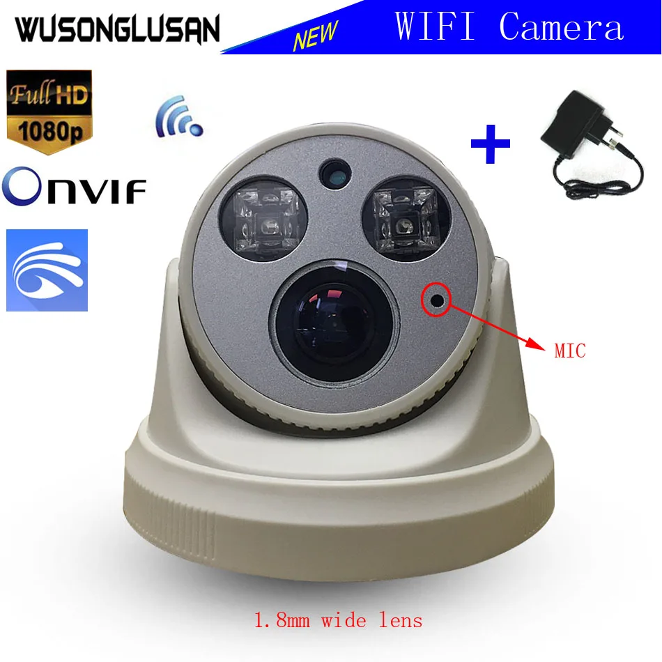 Yoosee Wifi ip-камера 1080P 720P купольная широкоугольная Беспроводная Проводная камера Onvif SD слот для карт Обнаружение движения сигнализация CCTV Домашняя безопасность