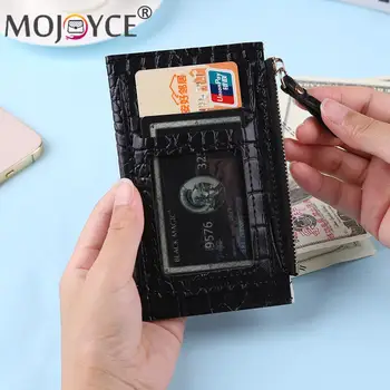 Alligator Wallet  Zipper Pocket Purse Card Coin Holder Pocket