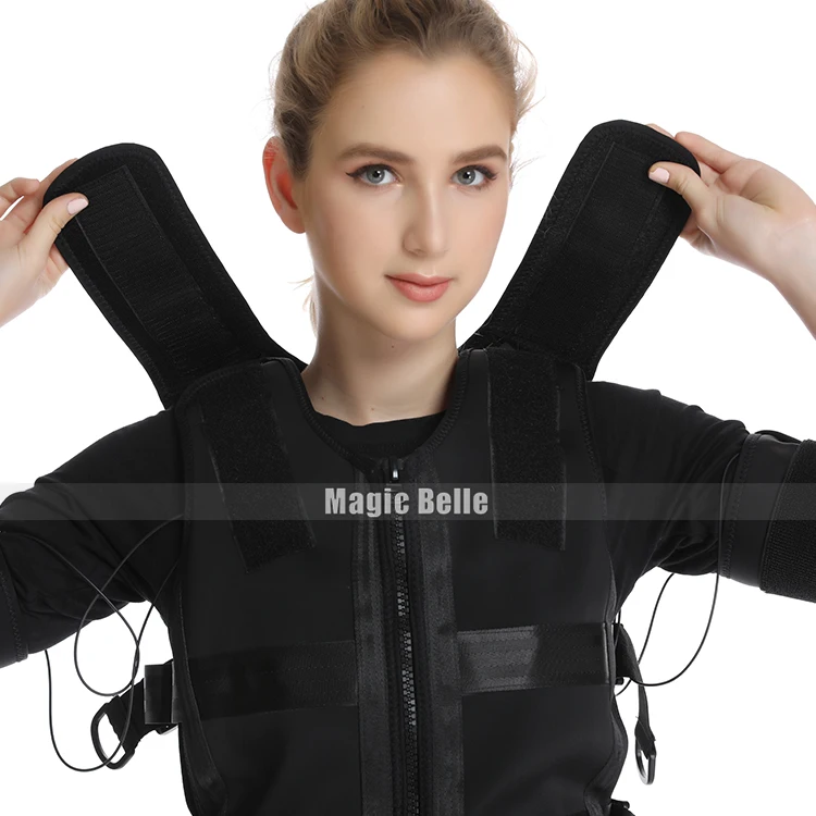 

CE Certificated EMS Muscle Stimulation Body Training Suit Physical Exercise Aerobic Weight Loss Gain Muscle with Video