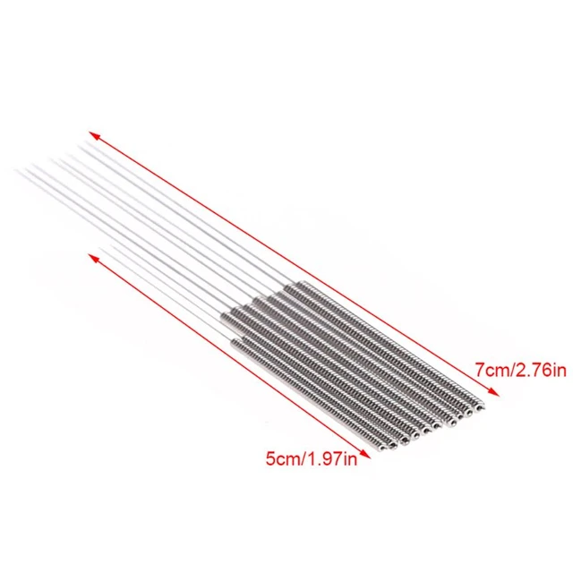 Aiguilles De Nettoyage De Buse En Acier Inoxydable, Outil De 0.15