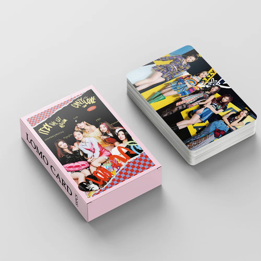55 шт./ITZY LOMO карта Лиза дважды мамоо аespa crazy in love Lizhi Cui Zhixiu Shen Liuzhen Li Cailing IVE фото idol