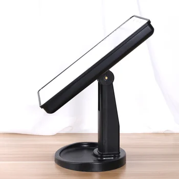 

Lighted Makeup Mirror with 22 LED Lights Touch Screen Dimmable USB Power Supply(Black)