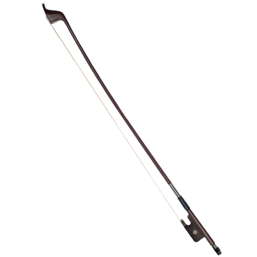 4/4 Size Handmade Upright Double Bass Bow with Natural Horsehair String