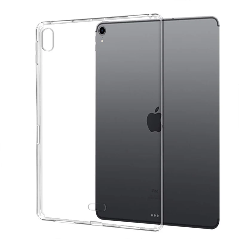 Тонкий чехол из ТПУ для Apple iPad Pro 11 12 9 дюймов 2018 HD Cler прозрачный мягкий силиконовый
