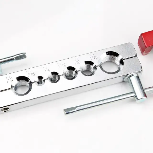 6 Halálos Cső Lángoló Szerszámkészlet Csőcsövek Szerszámok Famegmunkáló Fémhosszabbító 3/16-5/8 Légfék Vonal Csövek - Image 3