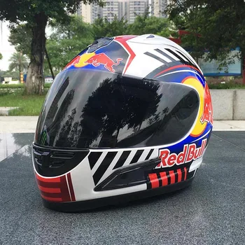 

full Motor Helmet With Black Visor Hot Sale Free Shipping Motorcycle Helmet Safety Lens Racing Full Face Helmet ECE Approved