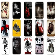 50DD Муай тайская борьба бокс Мягкий силиконовый чехол для iPhone 5 5S SE 6 6s 8 plus 7 7 Plus X XS SR MAX чехол