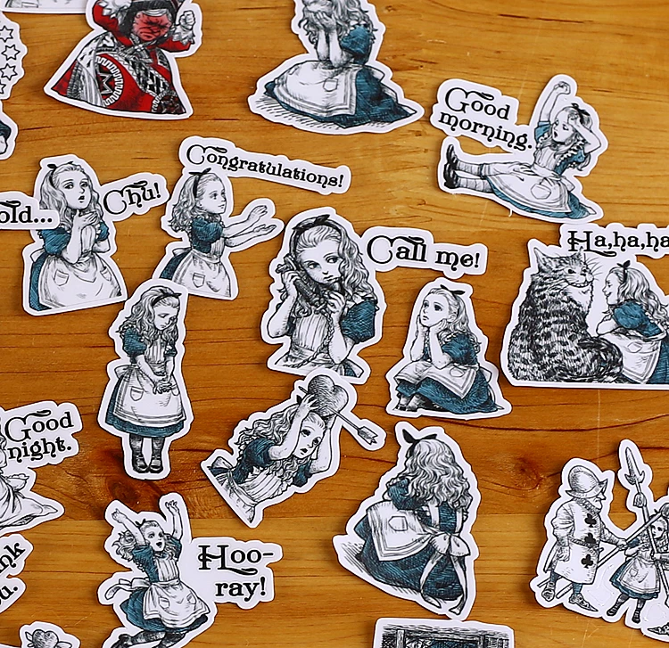 38pcs/pack Cute Hand Drawings Princess Sticker DIY Ablum Diary Scrapbooking Label Sticker Laptop Skateboard Decoration Toys
