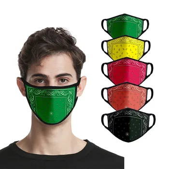 

Adult Outdoor Reusable Face Shield Cloth Face Shield Breathable Mouth Mask Washable Face Mask Windproof mondmaskers