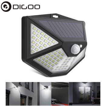

DIGOO PIR Motion Sensor Smart Wall Light 112LED Solar Wall Lamp Outdoor PIR Emergency Light IP65 Five-Direction Luminescence