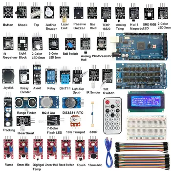 

MEGA2560 R3 40 Sensor Modules Starter Kit IIC 20X4 2004 LCD Display For Arduino Sensors