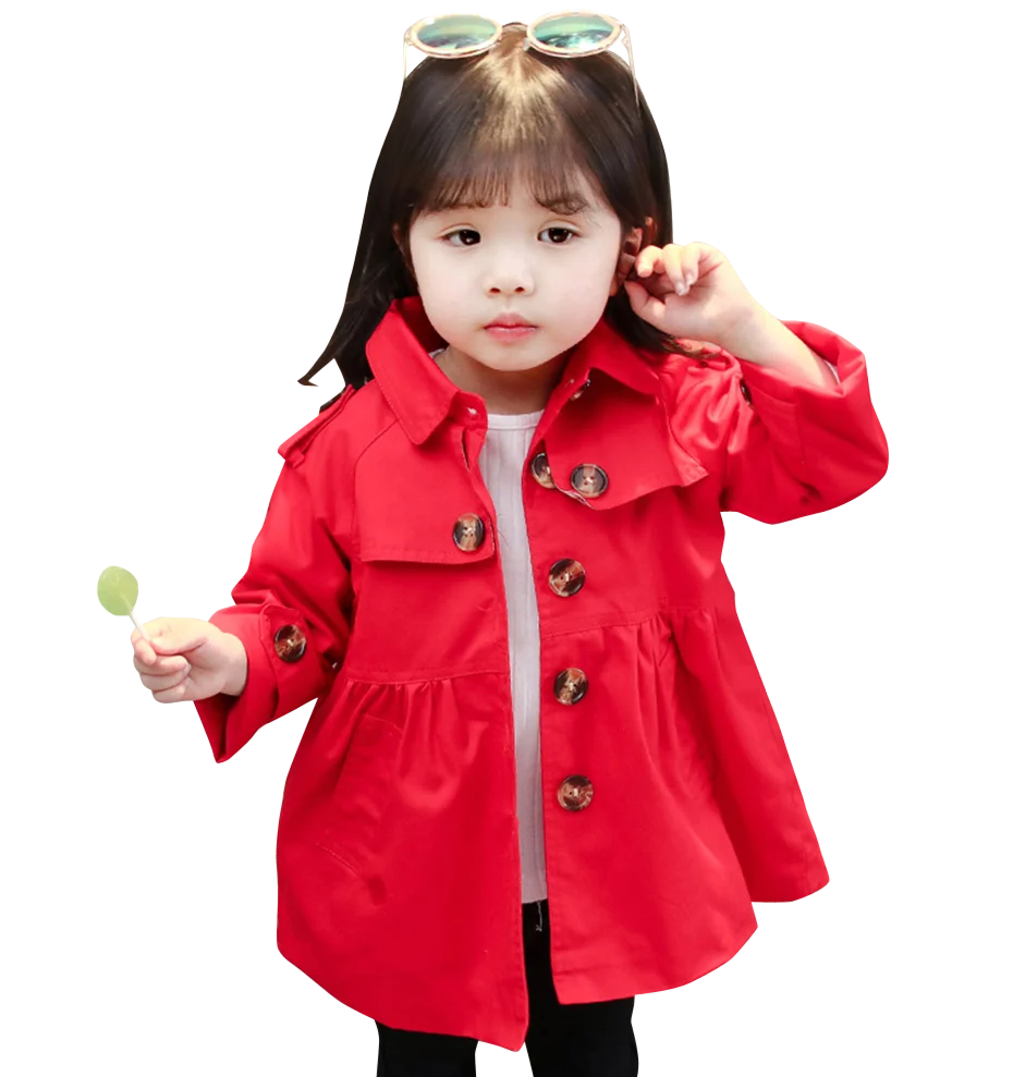 Infant Girls Jacket Patchwork Windbreakers For Turn Down Collar Kids Outerwear Spring Autumn Casual Baby Clothes | Детская одежда и