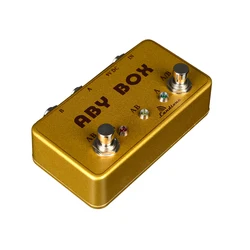 Upgraded LANDTONE Hand Made ABY Selector Combine Pedal Switcher Box /TRUE BYPASS! Amp /ABY Pedal Box