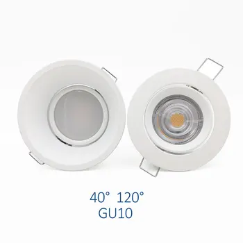 

7w 12w Recessed LED Downlights GU10 Bulb Replaceable LED Ceiling Downlighter White Spot Lights For Bedroom Living Room Indoor