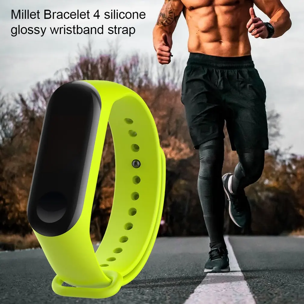 For Xiaomi Mi Band 4 Strap Silicone Wrist Strap Bracelet Replacement Dual Color Straps New Watch 2