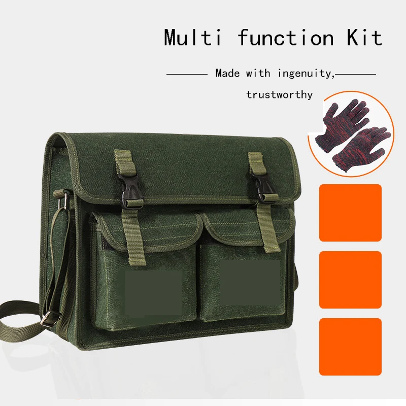 

40 Double Maintenance Electrician Canvas Kit Large Pocket Multi Function 40 Wearable Men's Plus Jiangsu